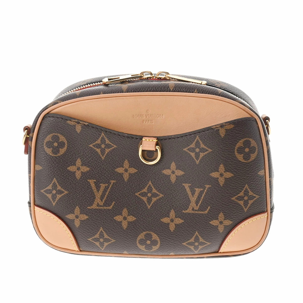 LOUIS VUITTON Monogram Deauville Brown Canvas Shoulder Bag - Picture 1 of 11